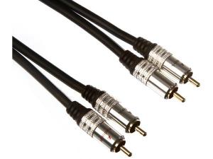 CABLE AUDIO  2 x RCA MACHO  2 x RCA MACHO  ESTANDAR  075 m  75 cm