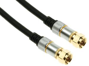 CABLE DE ANTENA PROFESIONAL  CONECTOR F MACHO  CONECTOR F MACHO  150 m