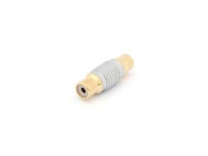 ADAPTADOR  CONECTOR RCA HEMBRA  CONECTOR RCA HEMBRA  CALIDAD PROFESIONAL