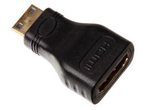 CONVERSOR ADAPTADOR  MINIHDMI MACHO  HDMI HEMBRA  CALIDAD ESTANDAR