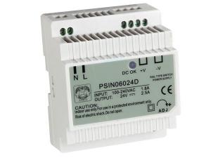 FUENTE DE ALIMENTACION CONMUTADA CONEXION TORNILLO  60W  24VDC  CARRIL DIN