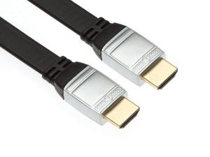 CABLE PLANO ALTA VELOCIDAD ETHERNET ESTANDAR  HDMI MACHO  HDMI MACHO  075 m