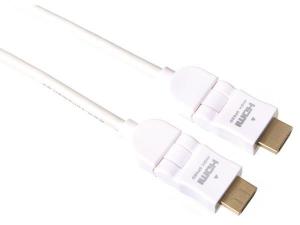 CABLE AUDIO VIDEO ACODADO  HDMI MACHO 90  HDMI MACHO 90  BLANCO  150m