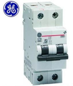 INTERRUPTOR AUTOMATICO MAGNETOTERMICO MCB 2 POLOS 1PN 20A GENERAL ELECTRIC