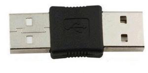 CONVERTIDOR ADAPTADOR DE CONECTOR USB MACHO A CONECTOR USB MACHO A