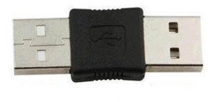 CONVERTIDOR ADAPTADOR DE CONECTOR USB MACHO A CONECTOR USB MACHO A