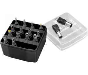 CONJUNTO JUEGO DE 16 CONECTORES MAS USADOS INTERCAMBIABLES EN CAJA DE TRANSPORTE