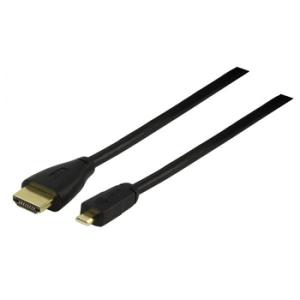 CABLE HDMI ALTA VELOCIDAD  ETHERNET  HDMI MACHO A HDMI MACHO MICRO 1m v14