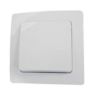 INTERUPTOR EMPROTABLE BASE LUZ  10A 250V SERIE LILLE  COLOR BLANCO