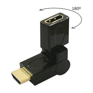 CONECTOR ADAPTADOR ACOPLADOR DIRECCIONAL CONFIGURAR  HDMI MACHO  HDMI HEMBRA