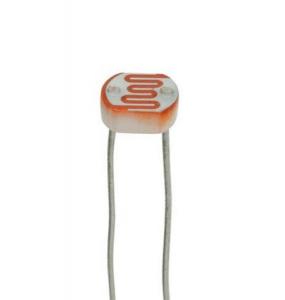 FOTORRESISTOR LDR 1k ohm  1 mohm 100mW 150Vdc max  100 UNIDADES