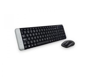 TECLADO  RATON INALAMBRICOS RECEPTOR USB LOGITECH MK220 NEGRO PEQUEO REDUCIDO