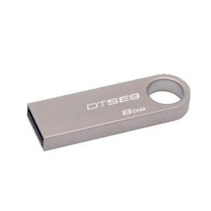 MEMORIA FLASH USB KINGSTON PENDRIVE USB 20 METALICO DE UNA SOLA PIEZA  8GB