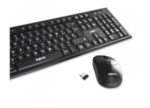 TECLADO ULTRAFINO  MINI RATON INALAMBRICOS 24GHz FACIL INSTALACION PUERTO USB