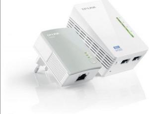 HOMEPLUG TPLINK PLC PLI TPLINK WIFI POR RED ELECTRICA ETHERNET 2 PUERTOS 300MB