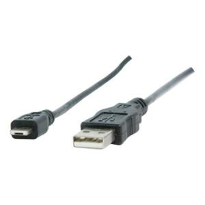 CABLE ADAPTADOR DATOS CARGAR CARGADOR  USB A MACHO  MICRO USB B MACHO  50 cm