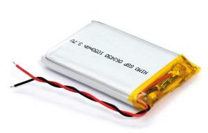 BATERIA TIPO LIPO LITIO POLIMERO 1050mA 37V CON CTO DE CONTROL CARGA DESCARGA