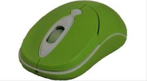 RATON OPTICO USB 800 DPI 3 BOTONES MINI PORTATIL ORDENADOR  COLOR VERDE