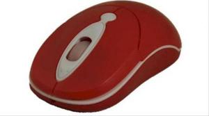 RATON OPTICO USB 800 DPI 3 BOTONES MINI PORTATIL ORDENADOR  COLOR ROJO