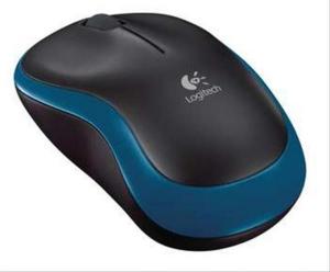 RATON OPTICO INALAMBRICO WIRELESS 24GHz USB AZUL LOGITECH CON RUEDA M185