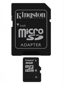 MEMORIA MICRO SD MICROSD ADAPTADOR TARJETA KINGSTON  16GB C10 CLASE 10