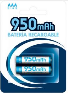 2x BATERIA RECARGABLE PILA AAA 950mA PARA TELEFONO INALAMBRICO