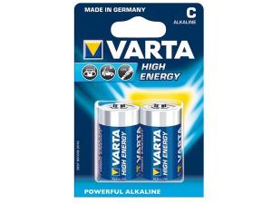 PILA ALCALINA C  LR14 VARTA 15V  7800mAh  4914121412 2 udsblister