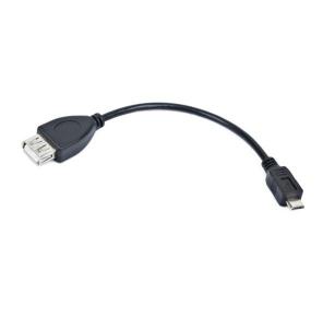 CABLE OTG PENDRIVE USB PARA MOVIL  USB HEMBRA  MICRO USB MACHO  15 cm