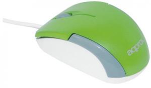 MICRO MINI RATON OPTICO 1200DPI CONEXION PUERTO USB  VERDE