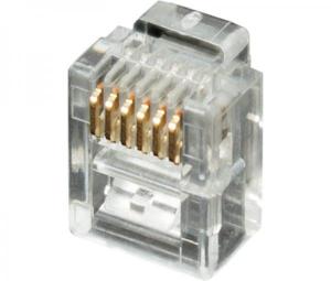 CONECTOR RJ12 MACHO CONECTOR MODULAR 6 PIN 6 CONTACTOS