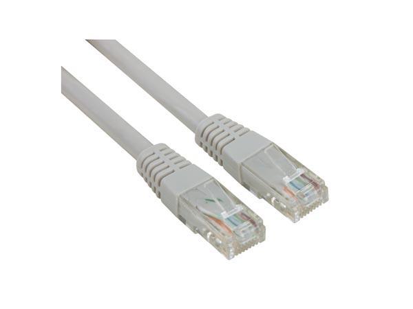 CABLE RED ETHERNET INTERNET PORTATIL ROUTER ORDENADOR PC  UTP  CAT5E  10m