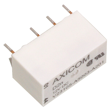 RELE DOBLE CONTACTO BOBINA 5V 1A 125VAC 24VDC 