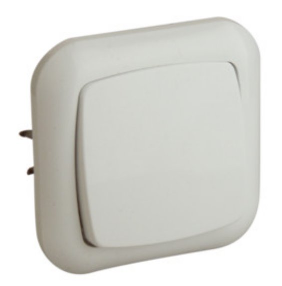 INTERRUPTOR DE CRUCE CRUZAMIENTO EMPOTRABLE COLOR BLANCO ILUMINACION 6A 250V