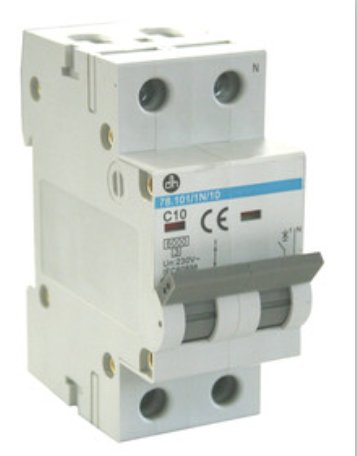 INTERRUPTOR AUTOMATICO MAGNETOTERMICO MCB 2 POLOS 1PN 32A IEC60898 EN 60898