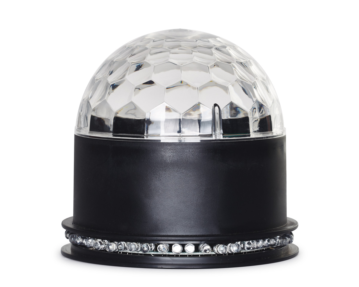 MINI ESFERA SEMIESFERA CON DISCO EFECTOS PROYECCION RAYOS MODO AUTO POR SONIDO