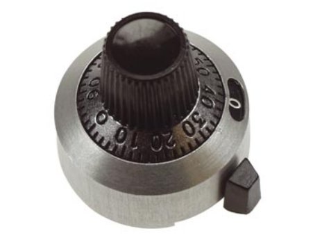 DIAL ANALOGICO 15 VUELTAS VERNIER BOTON MULTIVUELTA PARA POTENCIOMETRO