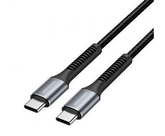 CABLE USB TIPOC MACHO MACHO 60W 480Mbps 1m NEGRO