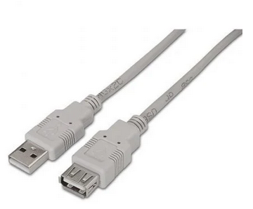 CABLE ALARGADOR USB 20 USB MACHO USB HEMBRA 1M BEIGE