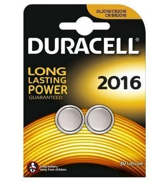PILA BOTON DURACELL DL2016B2 3V
