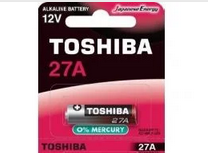 PILA 12V TOSHIBA 27A 12V ALCALINAS