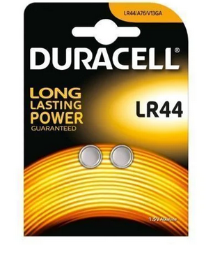 PILA BOTON DURACELL LR44 15V ALCALINAS