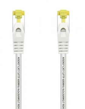 CABLE DE RED RJ45 SFTP AISENS A1460490 CAT7 1M BLANCO