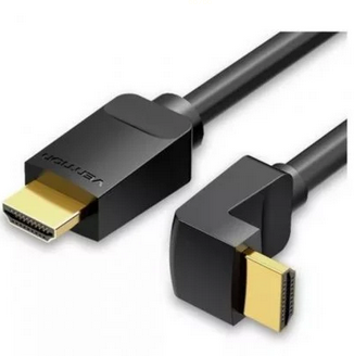 CABLE HDMI 20 4K ACODADO VENTION ALRBI HDMI MACHO HDMI MACHO 15m NEGRO