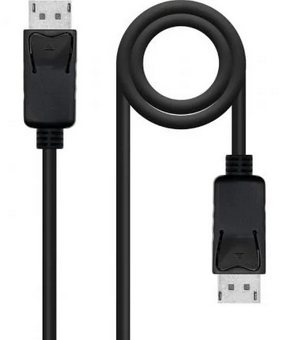 CABLE DISPLAYPORT 14 8K MACHO DISPLAYPORT MACHO 3M CERTIFICADO NEGRO