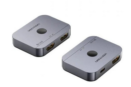 SWITCH CONMUTADOR 8K HDMI 21 BIDIRECCIONAL I HDMI HEMBRA 2X HDMI HEMBRA